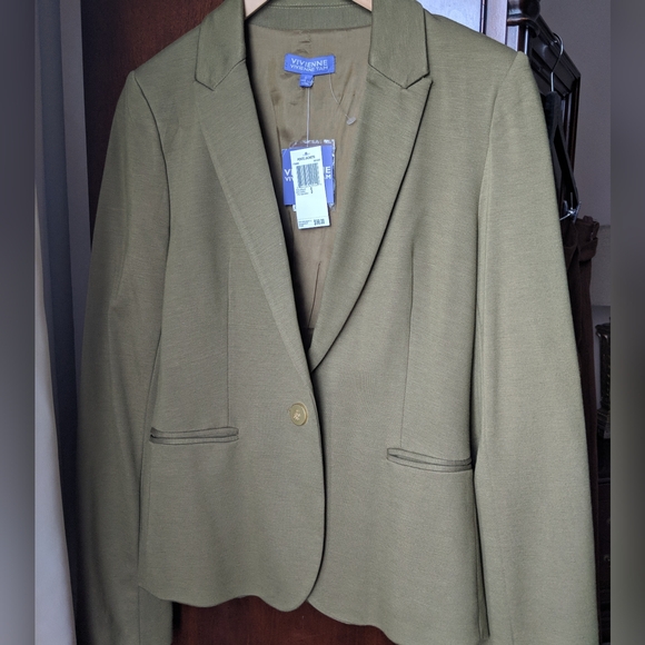 NWT Vivienne Tam Green blazer (S) - Picture 1 of 8
